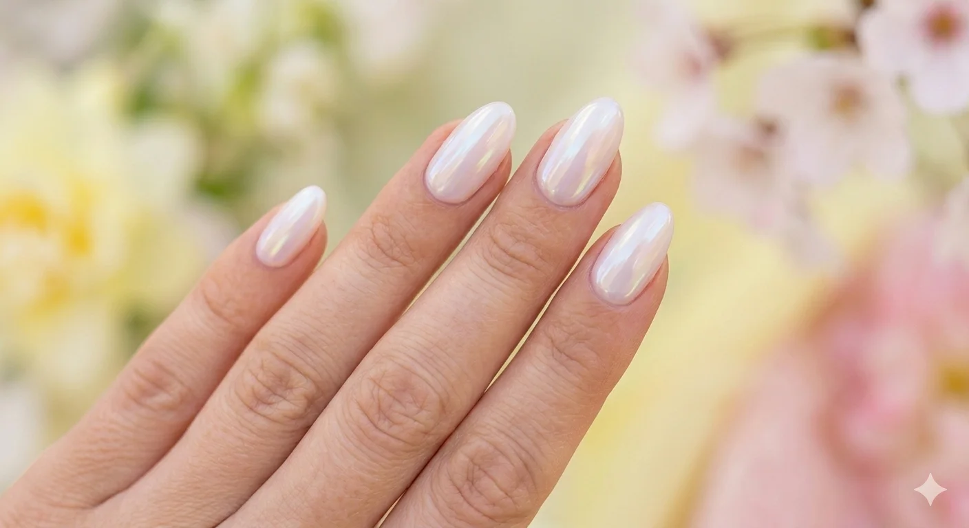 glazed donut nails spring trend
