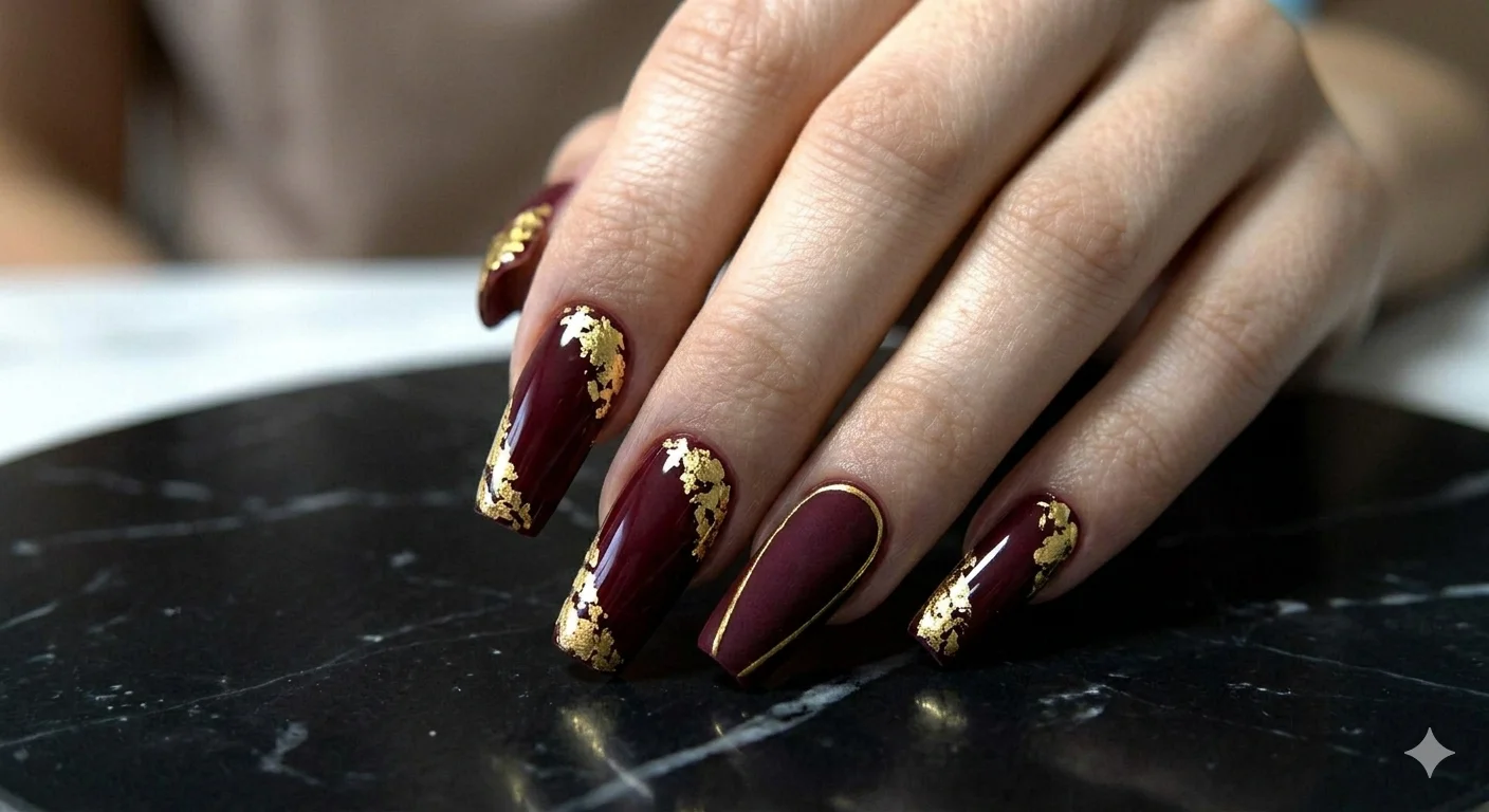 luxury acrylic nails design