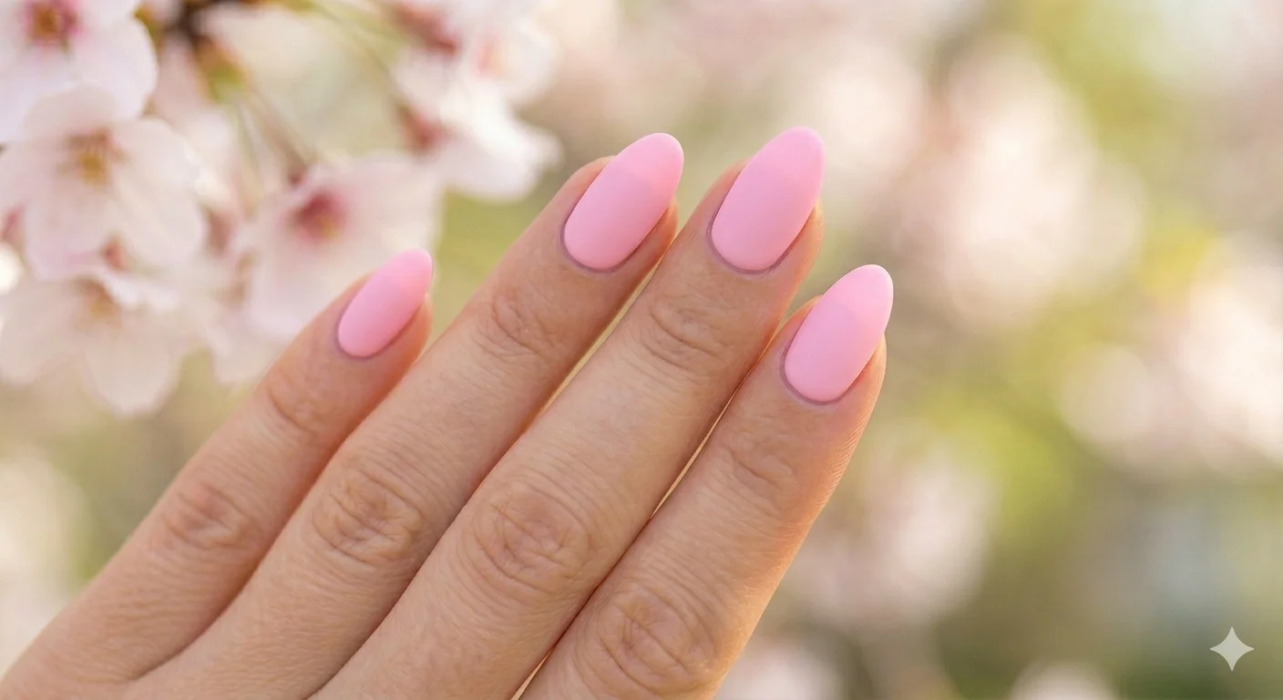 pink aesthetic spring nails