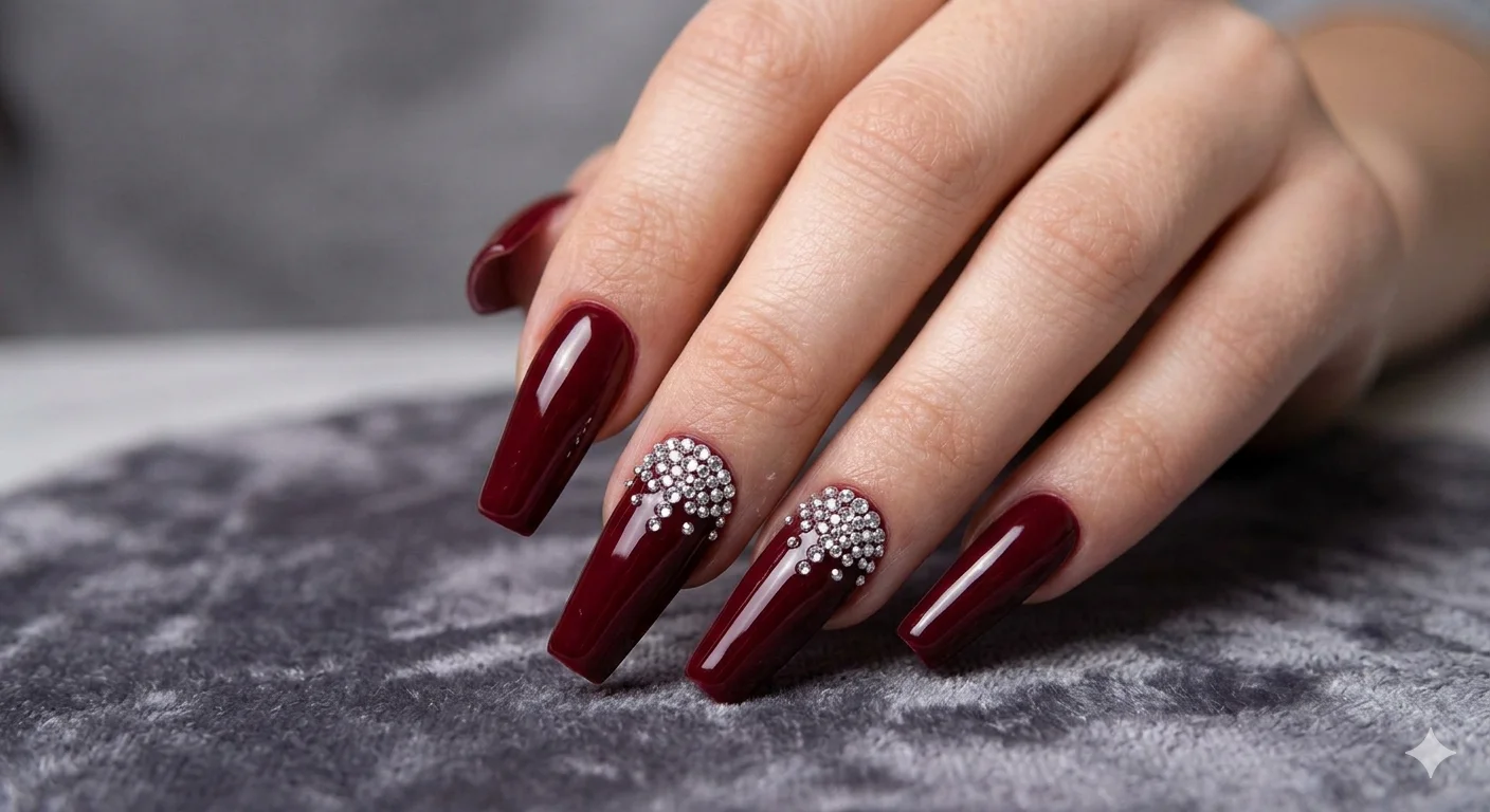 extra long acrylic nails design