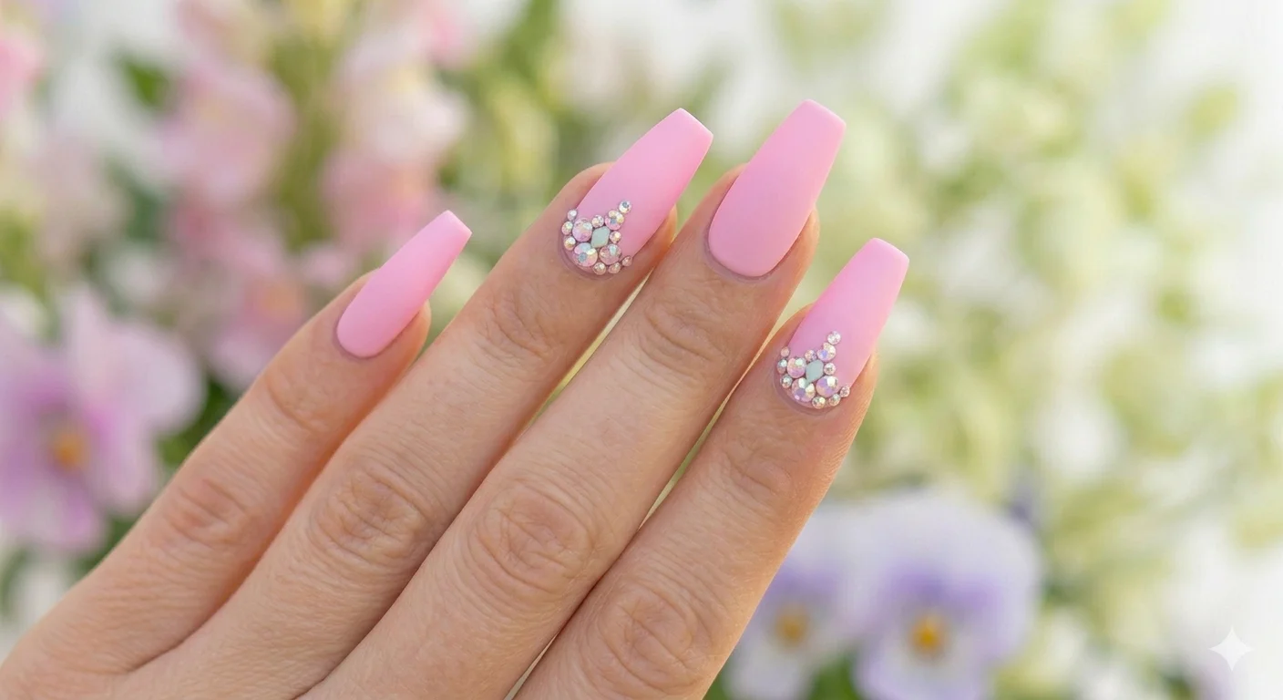 luxury spring nail design