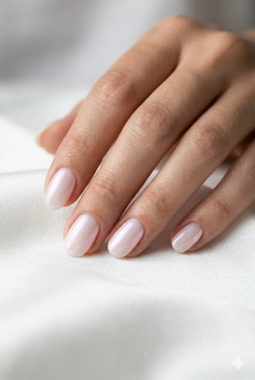 pearl gel nails pearlescent iridescent opalescent shimmer shift 2026